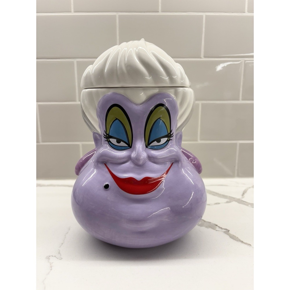 Disney Villains Ursula Cookie Jar Little Mermaid Movie Collectible Ceramic NEW